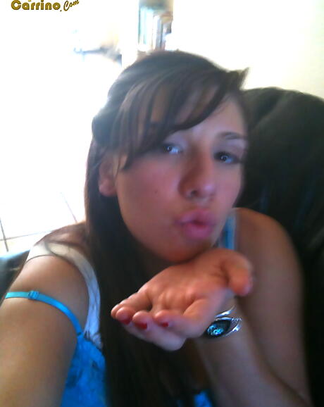 Peachy american hottie September Carrino in hot posing on camera 